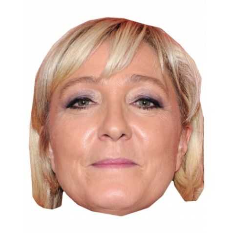 Masque Marine Le Pen en carton