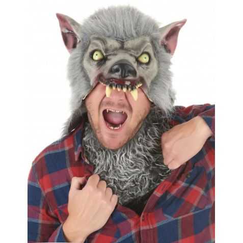 Masque de Loup Garou agressif