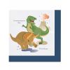 Serviettes en papier motif Dinosaures