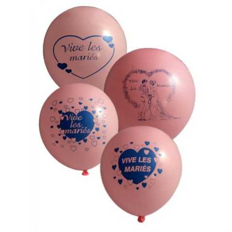 promotion Ballons mariage Vive les Mariés