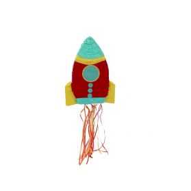 Pinata en forme de fusée animation gouter anniversaire thème espace cosmonaute