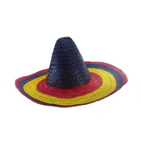 Sombrero Mexicain coloré pas cher adulte homme et femme