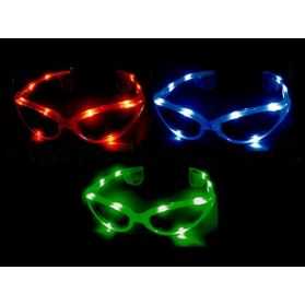 Lunettes de soirée qui clignotent