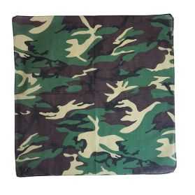foulard avec motif camouflage