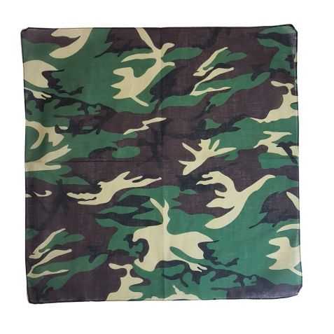 foulard avec motif camouflage