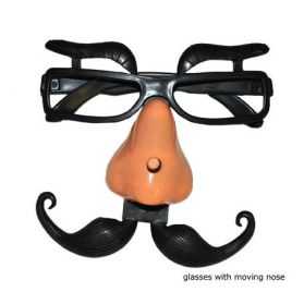 Lunettes faux nez avec moustaches