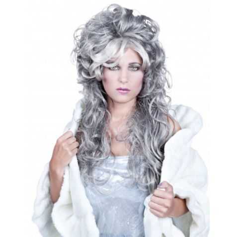 Perruque de Sorcière avec cheveux gris