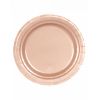 Assiettes en carton rose gold