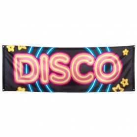 Bannière soirée thème disco