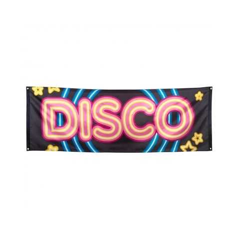 Bannière soirée thème disco