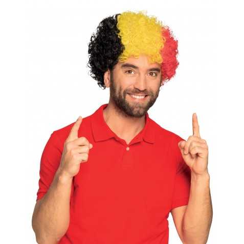 Perruque supporter Belgique