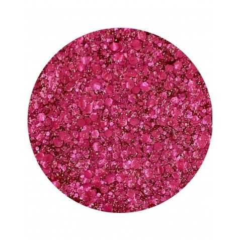 Paillettes biodégradables rose vif