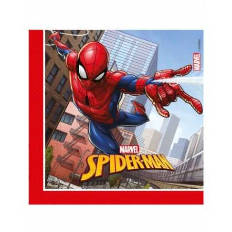 20 serviettes papier Spiderman