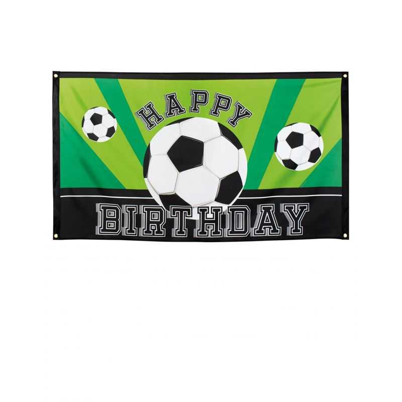 Ballons d'anniversaire de garçon de football, décorations de fête de  football avec bannière de football joyeux anniversaire