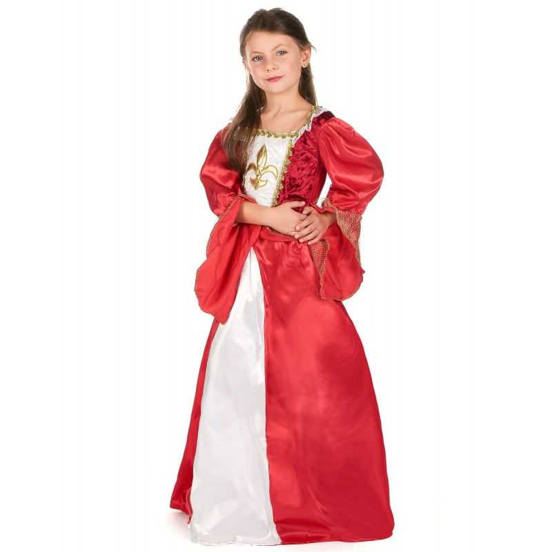 Déguisement princesse robe satinée fille