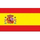 Drapeau Espagne avec œillets