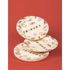 assiettes en carton série Friends