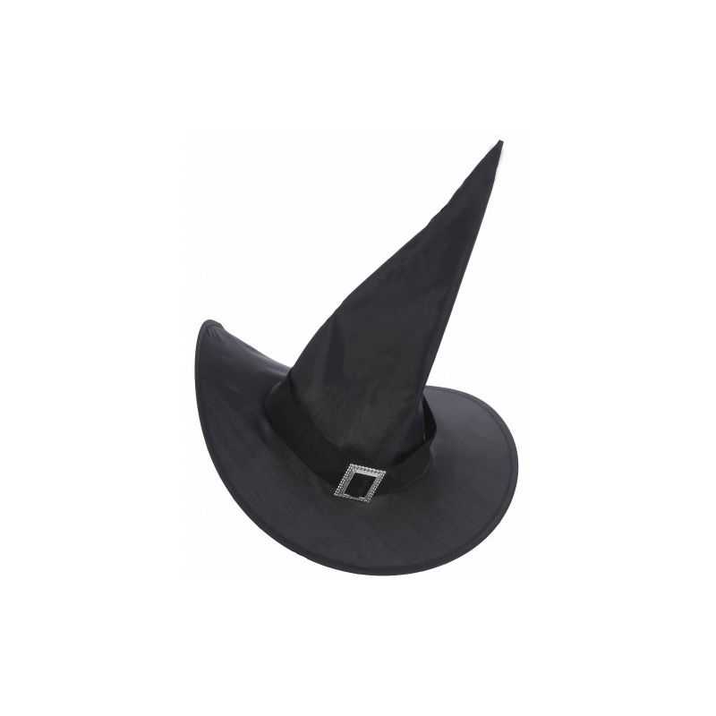 Chapeau De Sorcière LED Femme à Grand Bord | Accessoire Halloween Cosplay Lumineux – Noir