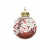 Boule de Noel avec motif Bonhomme de Neige