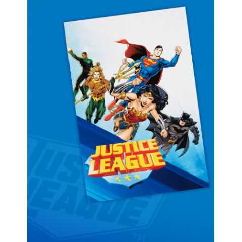 Cartes d'invitation anniversaire Justice League