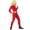 Combinaison rouge super héros fille Combinaison rouge super héros fille