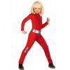 Combinaison rouge super héros fille Combinaison rouge super héros fille