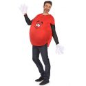 Déguisement M & Ms rouge adulte