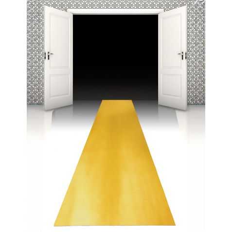 Tapis de soirée doré