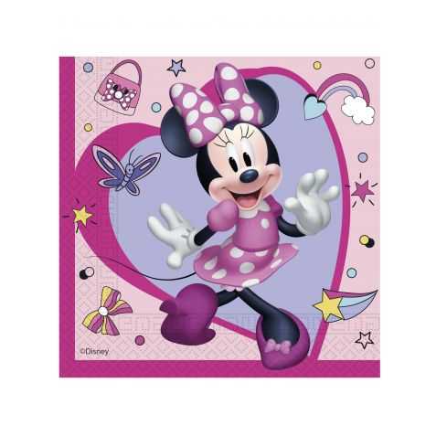 Serviettes en papier motif Minnie