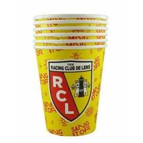 Gobelets en carton Racing Club de Lens