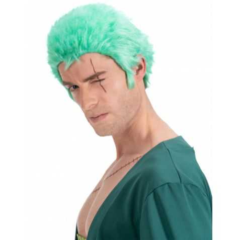 Perruque Zoro (One Piece) adulte