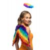 Panoplie Ailes d'Ange multicolore et auréole