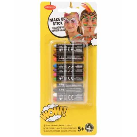 Blister 12 crayons de maquillage pour se grimer