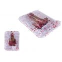 faux Organe humain sanguinolant coeur main coupée cervelle