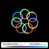 Tube 100 bracelets lumineux