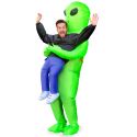Déguisement Alien gonflable adulte