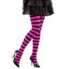 Collants femme à rayures taille unique