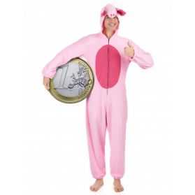 Déguisement Cochon rose homme