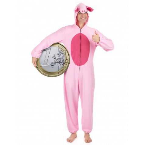 Déguisement Cochon rose homme