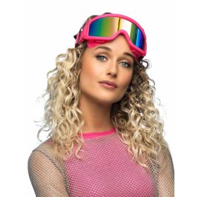 masque fluo rose pour soirée thème ski