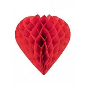 Coeur en papier alvéolé