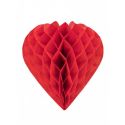Coeur en papier alvéolé