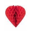 Coeur en papier alvéolé