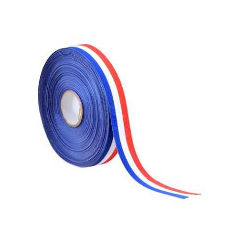 Ruban 10m Tricolore largeur 2cm