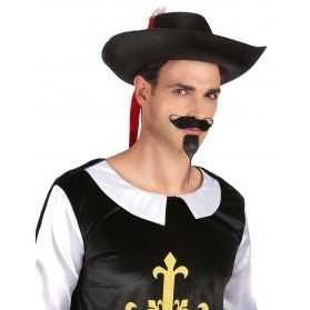 Coiffe de Mousquetaire avec plume