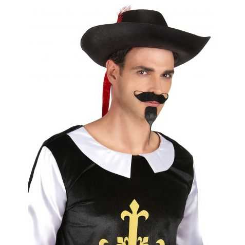 Coiffe de Mousquetaire avec plume