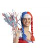 Perruque Supporter France pour Coupe du Monde