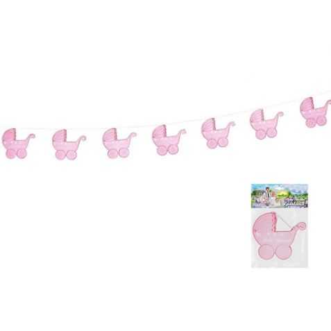 Guirlande déco Baby Shower fille