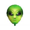 Ballon tête d'Alien extra terrestre vert