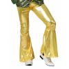 Pantalon disco doré homme